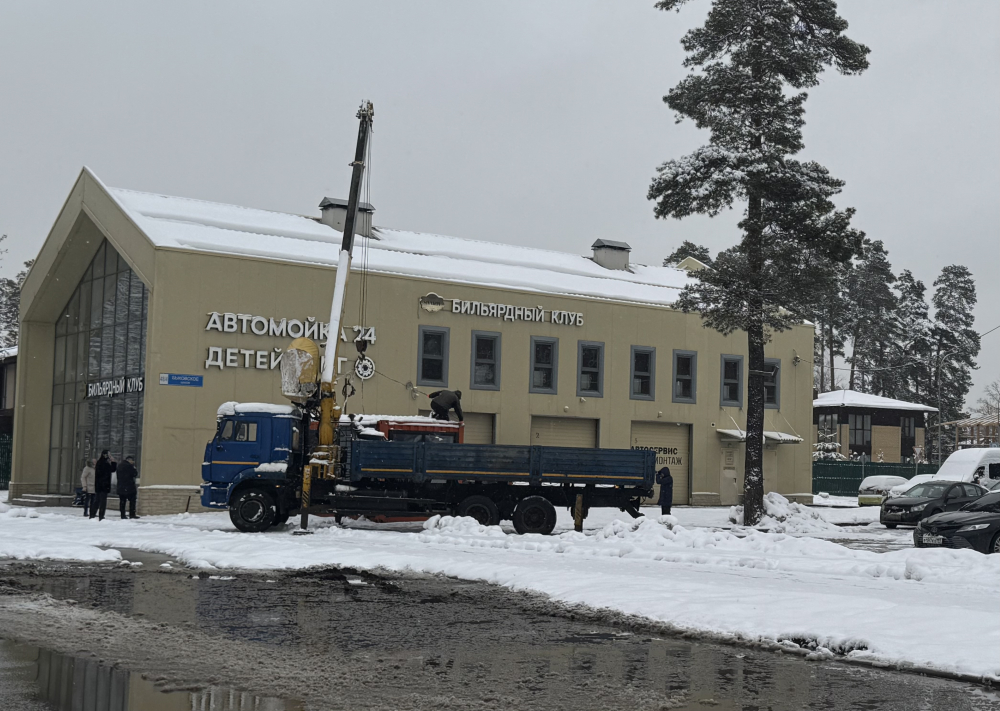 auto2help.ru, перестановка бытовки - магазина с одного места на другой. пос.Малаховка